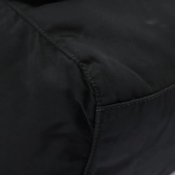 PRADA Backpack Nylon Black Gold Auth bs22978 - Picture 2 of 14